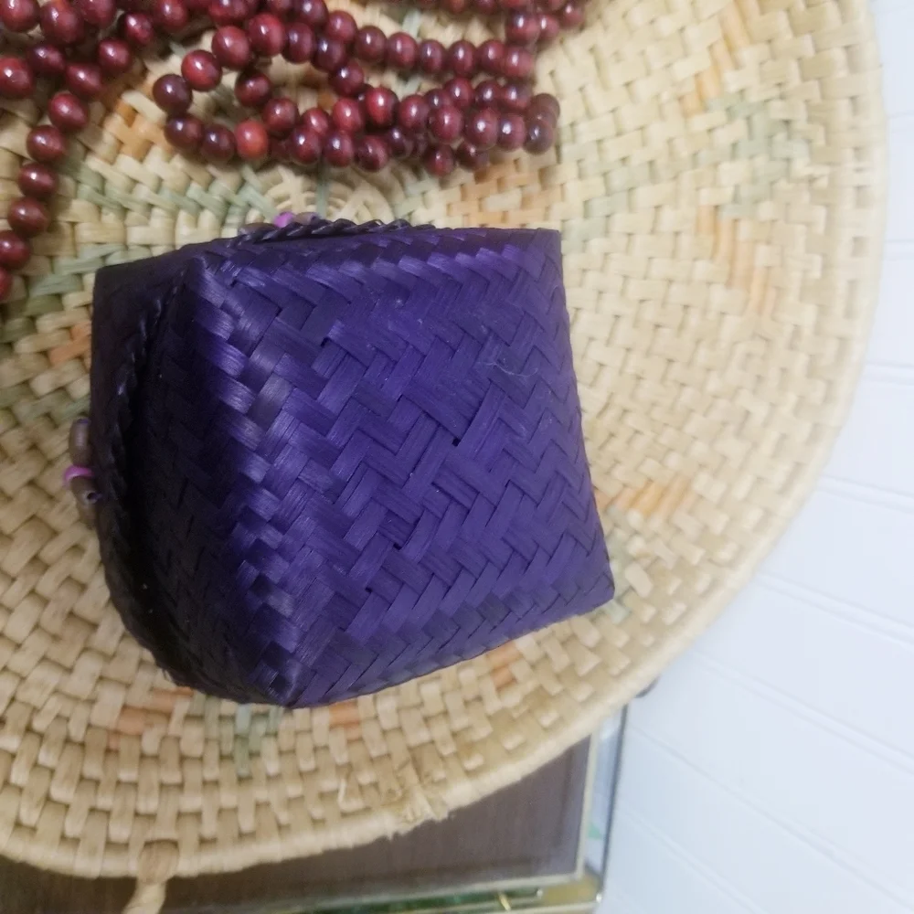 Boho Purple Square Box